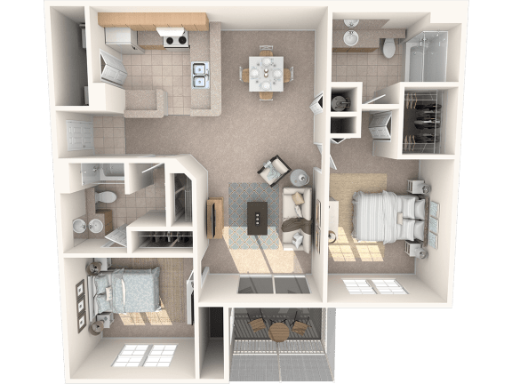 Edison Floor Plan at Promenade at Reflection Lakes, Fort Myers, Florida