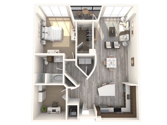 Empire Floor Plan at Paramount on Lake Eola, Orlando