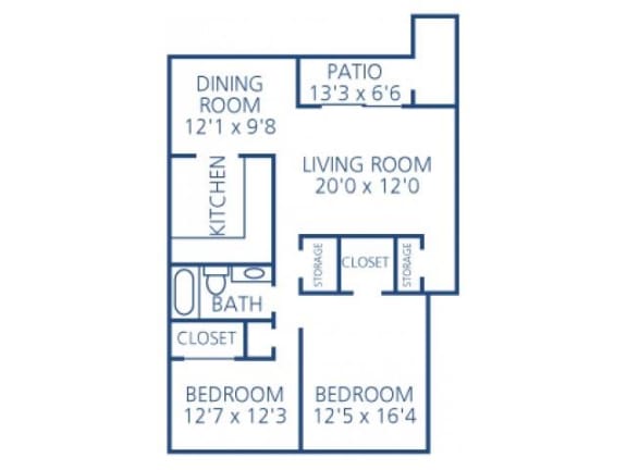 Vista Deluxe Floor Plan at The Brittany, Indialantic, FL, 32903