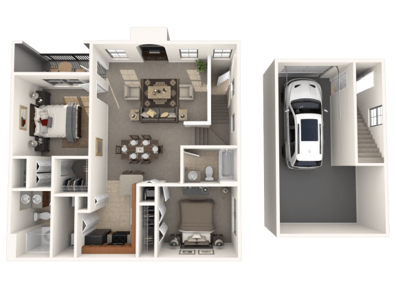 Lexington Floor Plan at Estates at Heathbrook, Florida, 34474