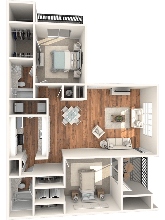 Magnolia Floor Plan at Lakes at Suntree, Melbourne, 32940