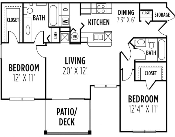 The Magnolia Floor Plan at Bella Vista on Park, Florida, 33563