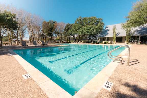 corner of a swimming pool at Monterey Ranch, Texas