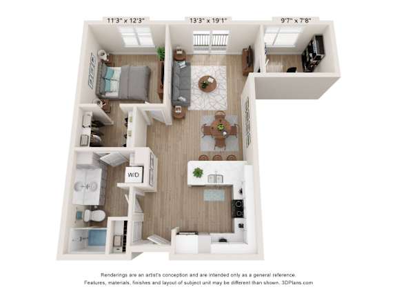 C4 Floor Plan at SoRoc On Maine, Minnesota, 55904