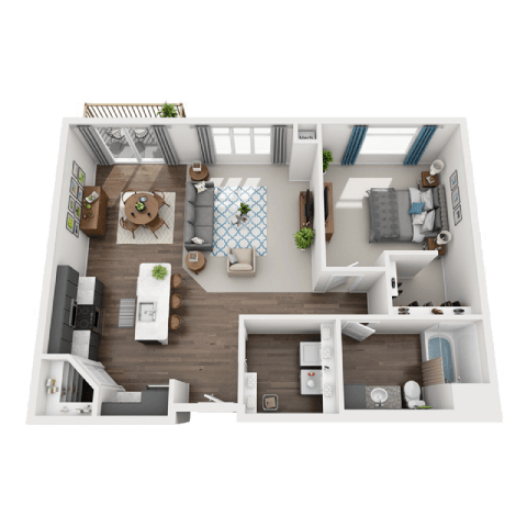 Essex Floor Plan at SoRoc On Maine, Rochester Minnesota