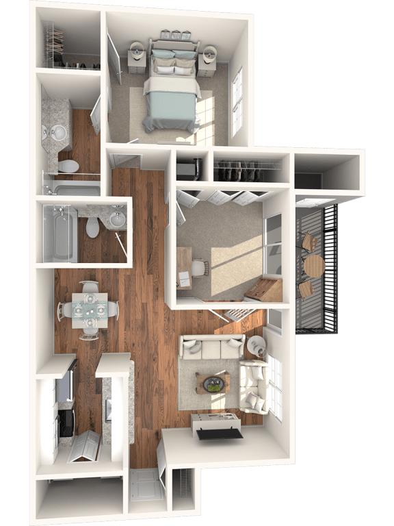 Peachtree Floor Plan at Lakes at Suntree, Melbourne, FL, 32940