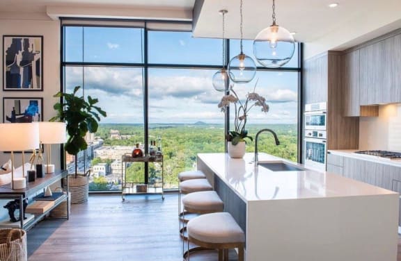 Floor to Ceiling Windows at The Sutton, Georgia