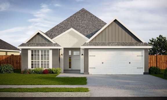 The Cypress III exterior at Walker Place Apartments, Texas