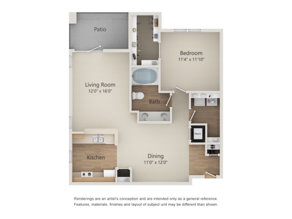 Comal floor plan at The Park at Monterey Oaks, Texas