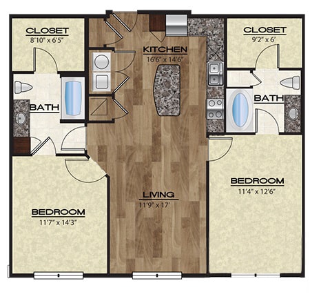 Tuscany Alt Floor Plan at The Rialto, Orlando