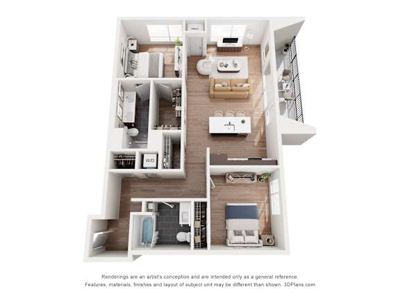 Henley Floorplan at Revel, Minneapolis