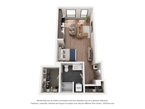 Mars floorplan at Revel, Minneapolis, MN, 55408