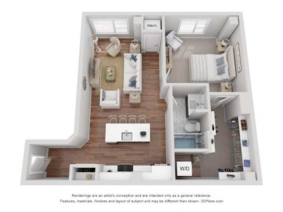 A4 01 Floorplan at Boutique 28, Minneapolis