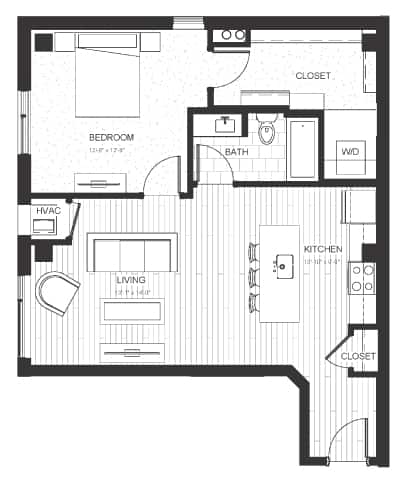 A4 02 Floorplan at Boutique 28, Minneapolis, 55408