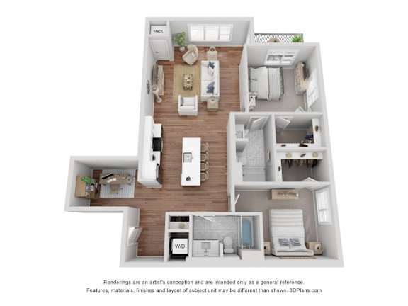 B2 01 Floorplan at Boutique 28, Minneapolis, MN, 55408