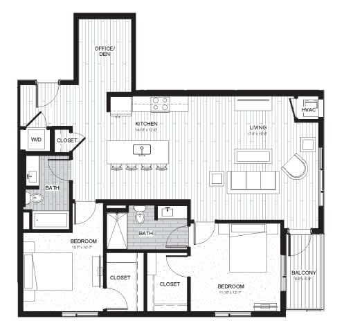 B2 02 Floorplan at Boutique 28, Minnesota