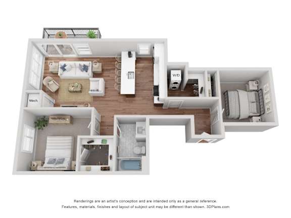 B3 01 Floorplan at Boutique 28, Minneapolis