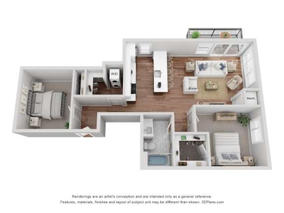 B4 01 Floorplan at Boutique 28, Minneapolis, 55408