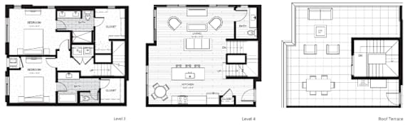 C4 05 Floorplan at Boutique 28, Minneapolis, MN, 55408