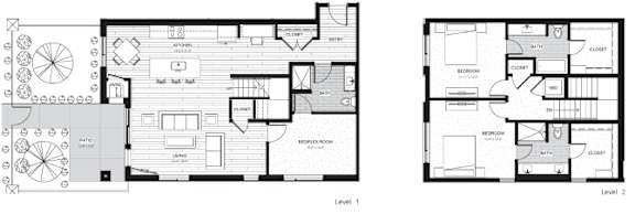 C8 04 Floorplan at Boutique 28, Minneapolis, Minnesota