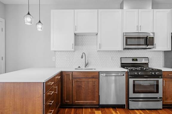 Modern Kitchen view at Boutique 28, Minneapolis, 55408