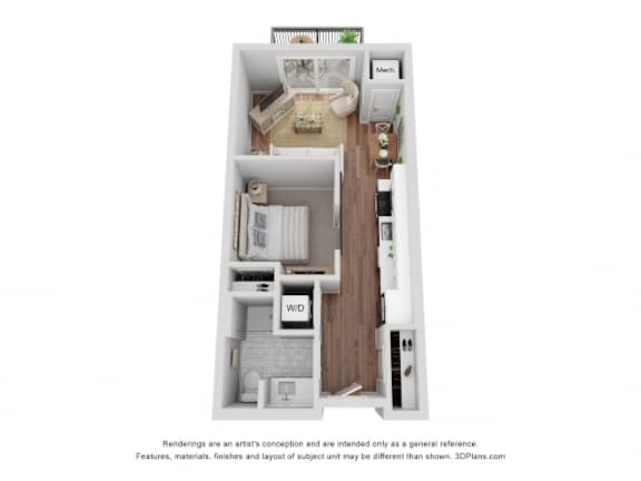 S1 02 Floorplan at Boutique 28, Minneapolis, MN, 55408