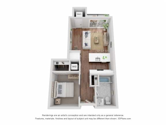S3 01 Floorplan at Boutique 28, Minneapolis, Minnesota