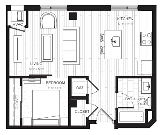 S5 02 Floorplan at Boutique 28, Minneapolis, MN