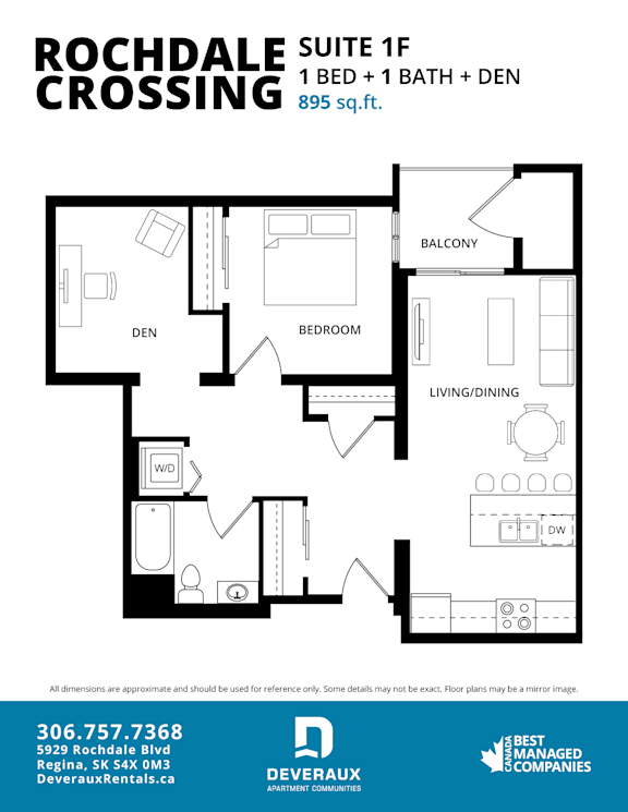 a floor plan of a room with a bedroom and bathroom