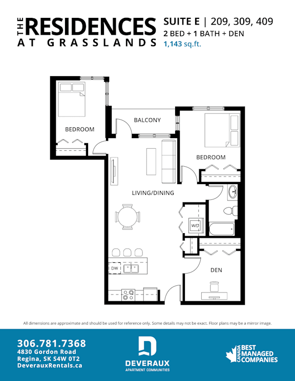 the residence at grasslands floor plan 2 bedroom