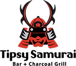 A red and black cartoonish character with two horns and a tribal mask.