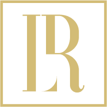 a logo for a company with a letter r on a white at Flats of Forestville, Forestville