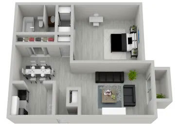 1 bed 1 bath at The Onyx Hoover Apartments, Alabama, 35216