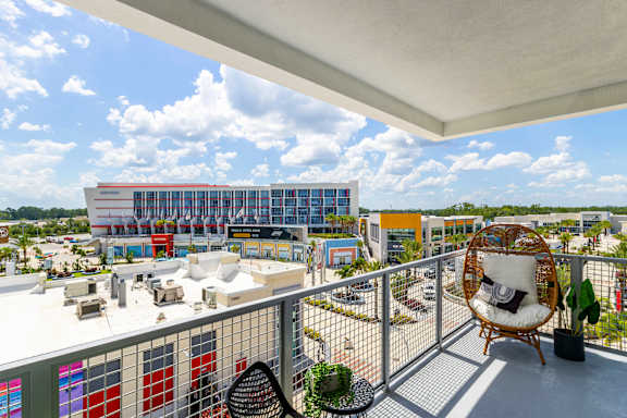 Large Balcony And Patio at Icon One, Florida