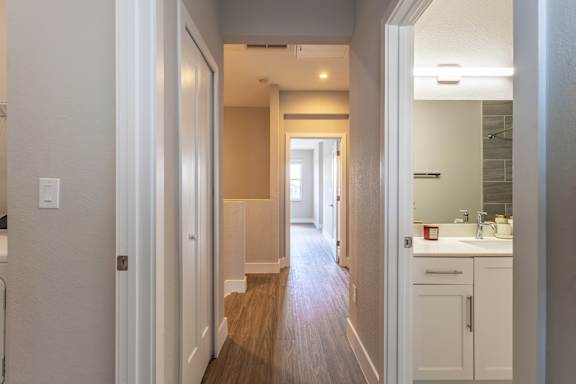 Hallway with bathroom view at The Falls of Portofino , Naples, Florida