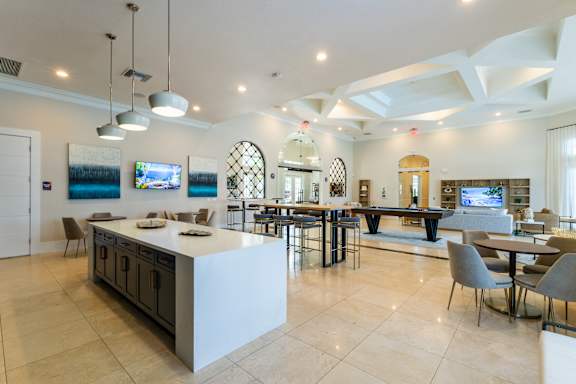 Clubhouse Kitchen at The Falls of Portofino , Naples, Florida