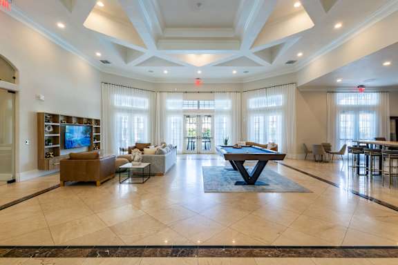 Game room at The Falls of Portofino , Florida, 34119