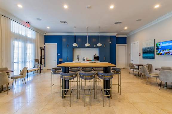 Clubhouse dining area at The Falls of Portofino , Florida