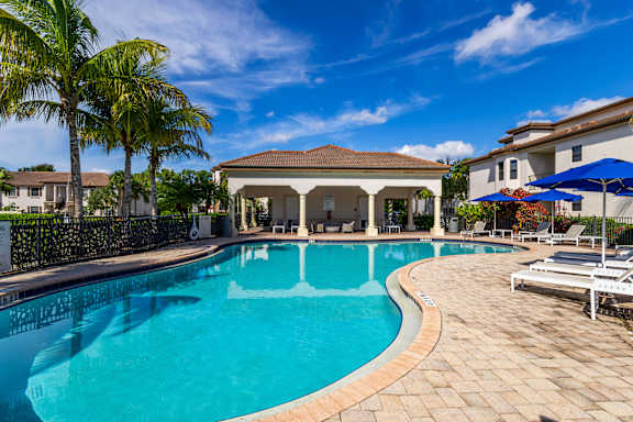 Blue pool at Portofino Cove, Fort Myers, FL, 33916