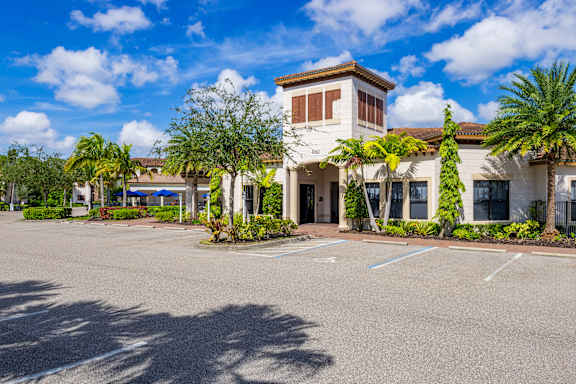 Parking in front of building at Portofino Cove, Florida