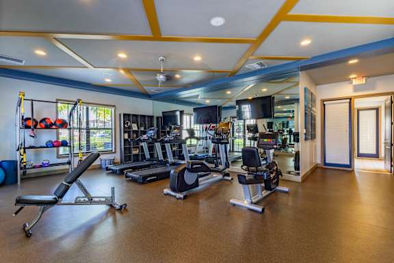 Bright Gym at Portofino Cove, Florida