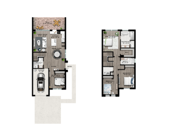 B1 Floorplan at The Falls of Portofino , Florida