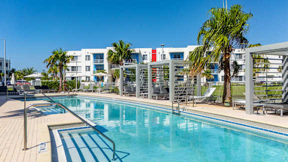 Large Pool at Icon One, Daytona Beach, FL