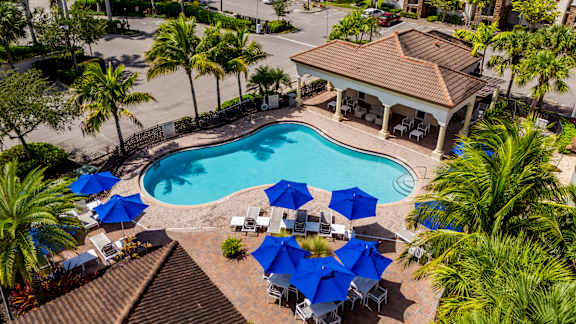 Pool side patio at Portofino Cove, Fort Myers, 33916