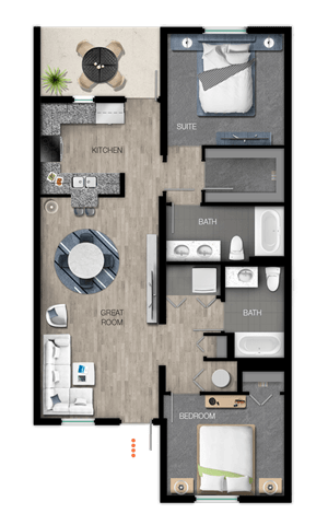 HARMONY Floor Plan at Portofino Cove, Florida
