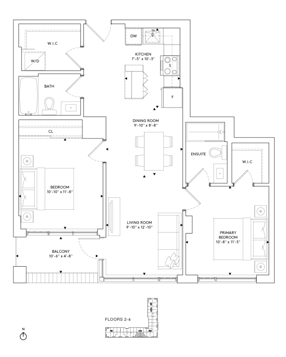 Floor Plan  a floor plan of a house