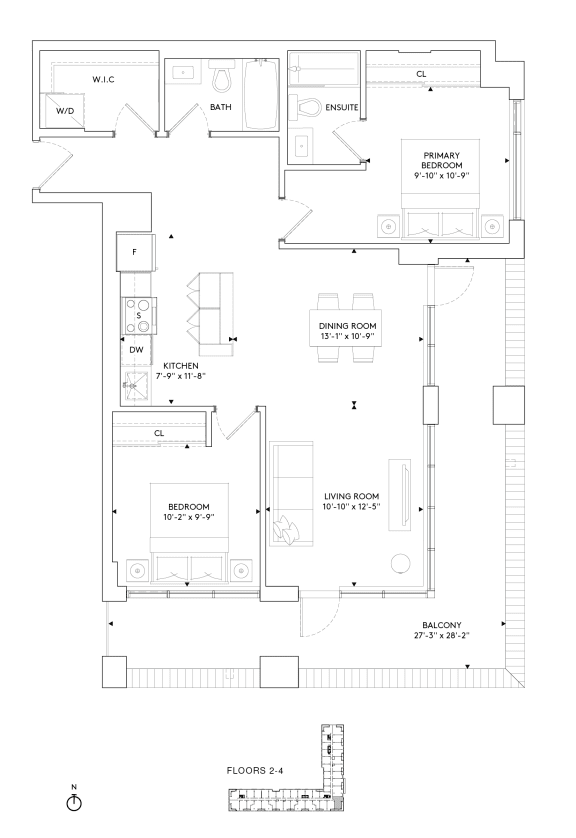 a floor plan of a house