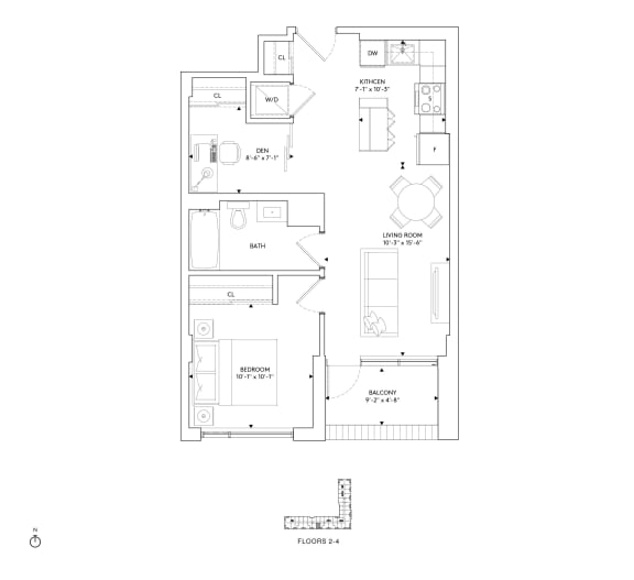 a floor plan of a house