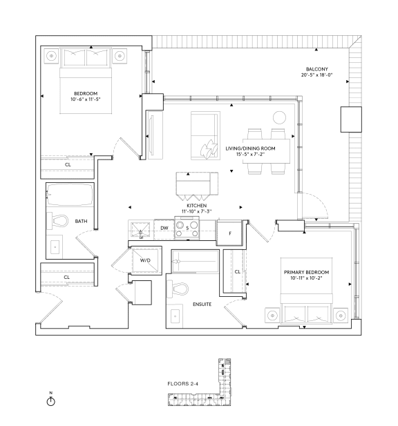 Floor Plan  a floor plan of a house