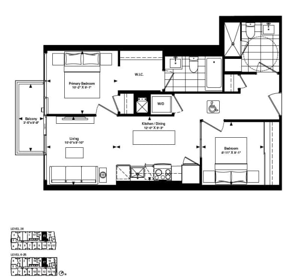 2X2 Apartment